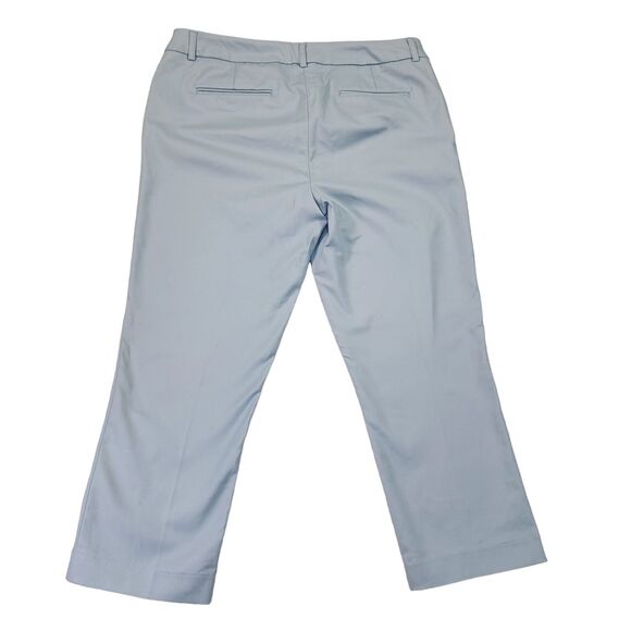 Willi Smith Women's Ankle Pants Size 10 Tapered Leg Trousers Stretch  Blue NWT - Picture 2 of 8